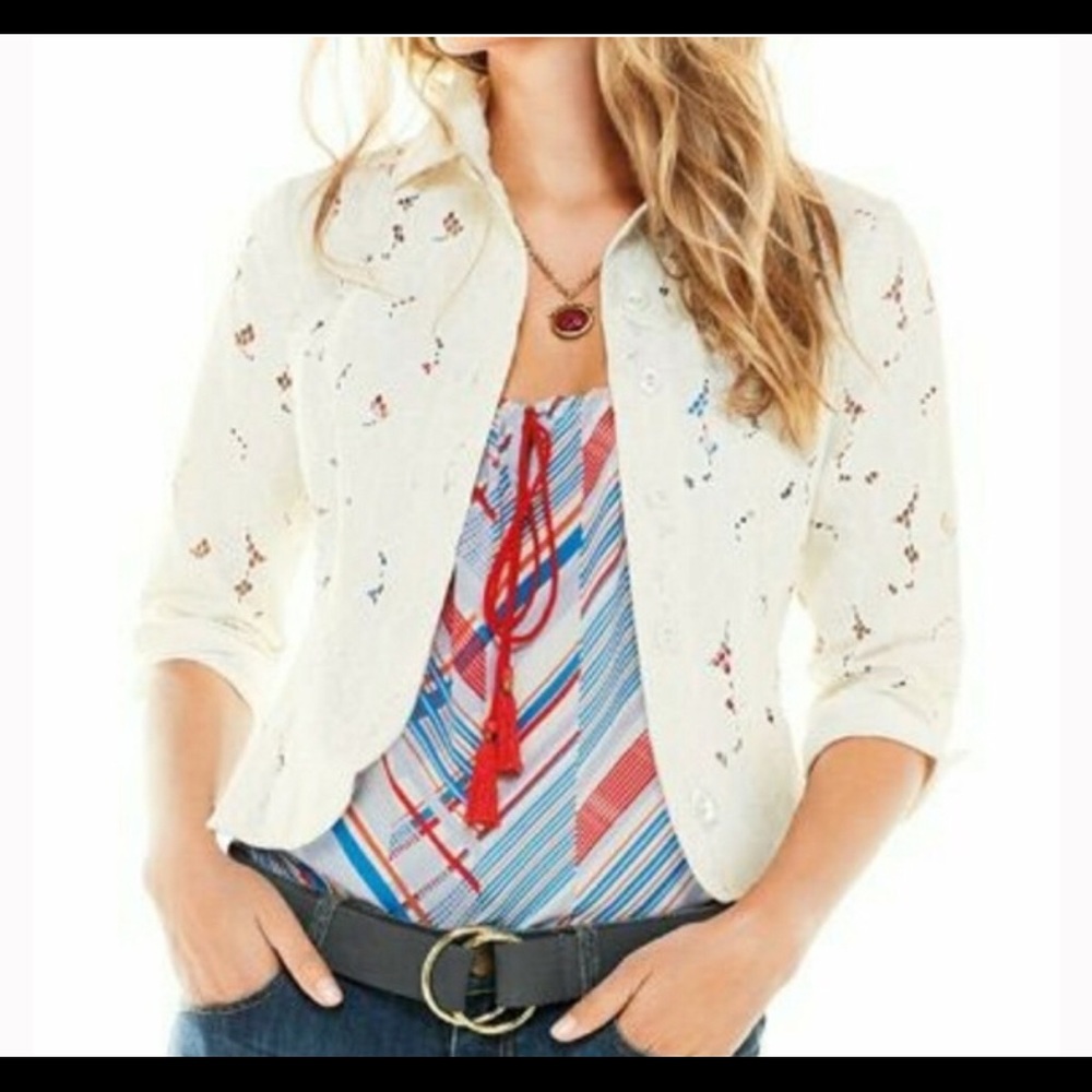 CAbi Portrait Jacket Spring 2017 NWT